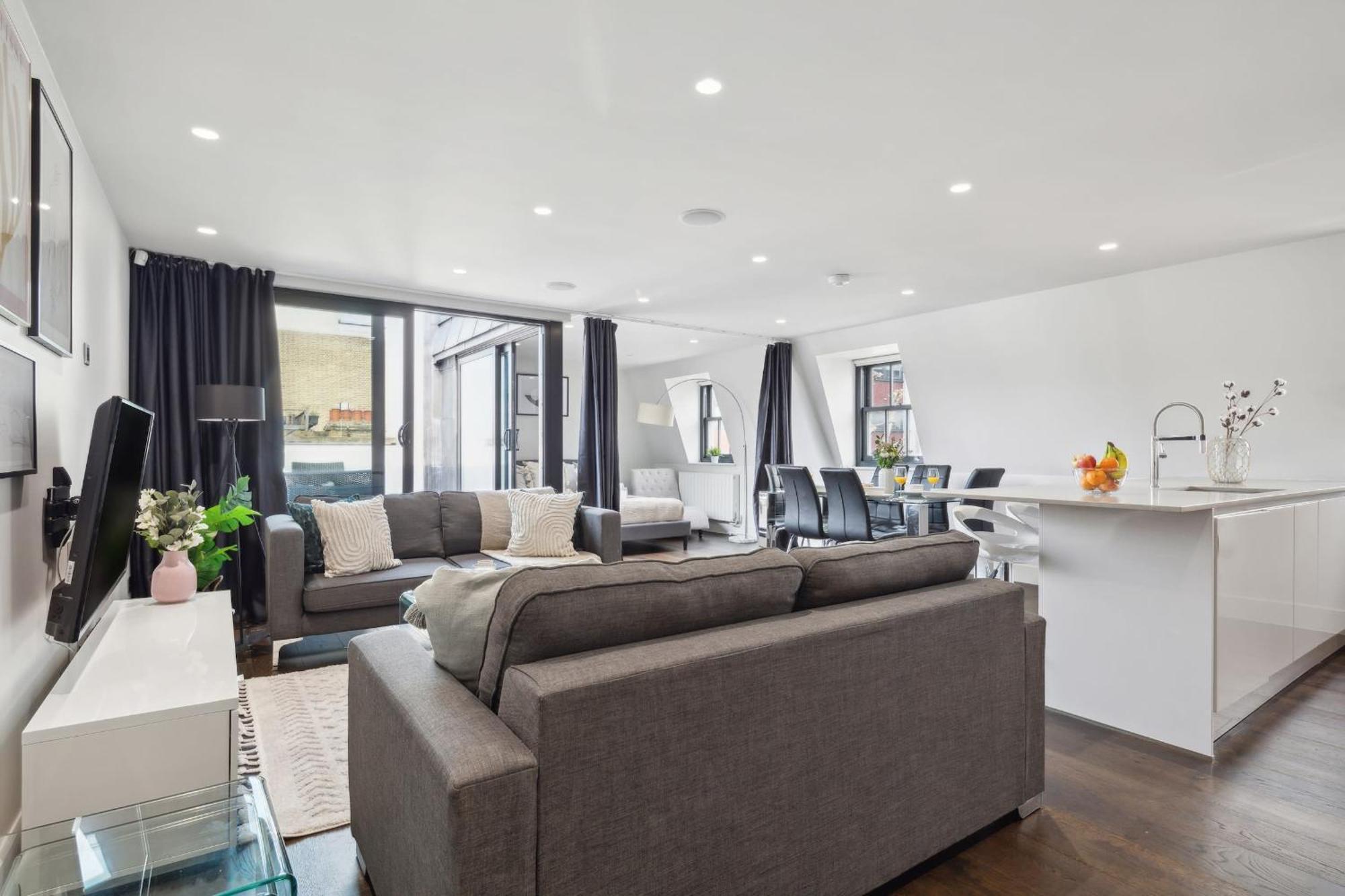 3Br Penthouse With Terrace - Cityapartmentstay London Luaran gambar