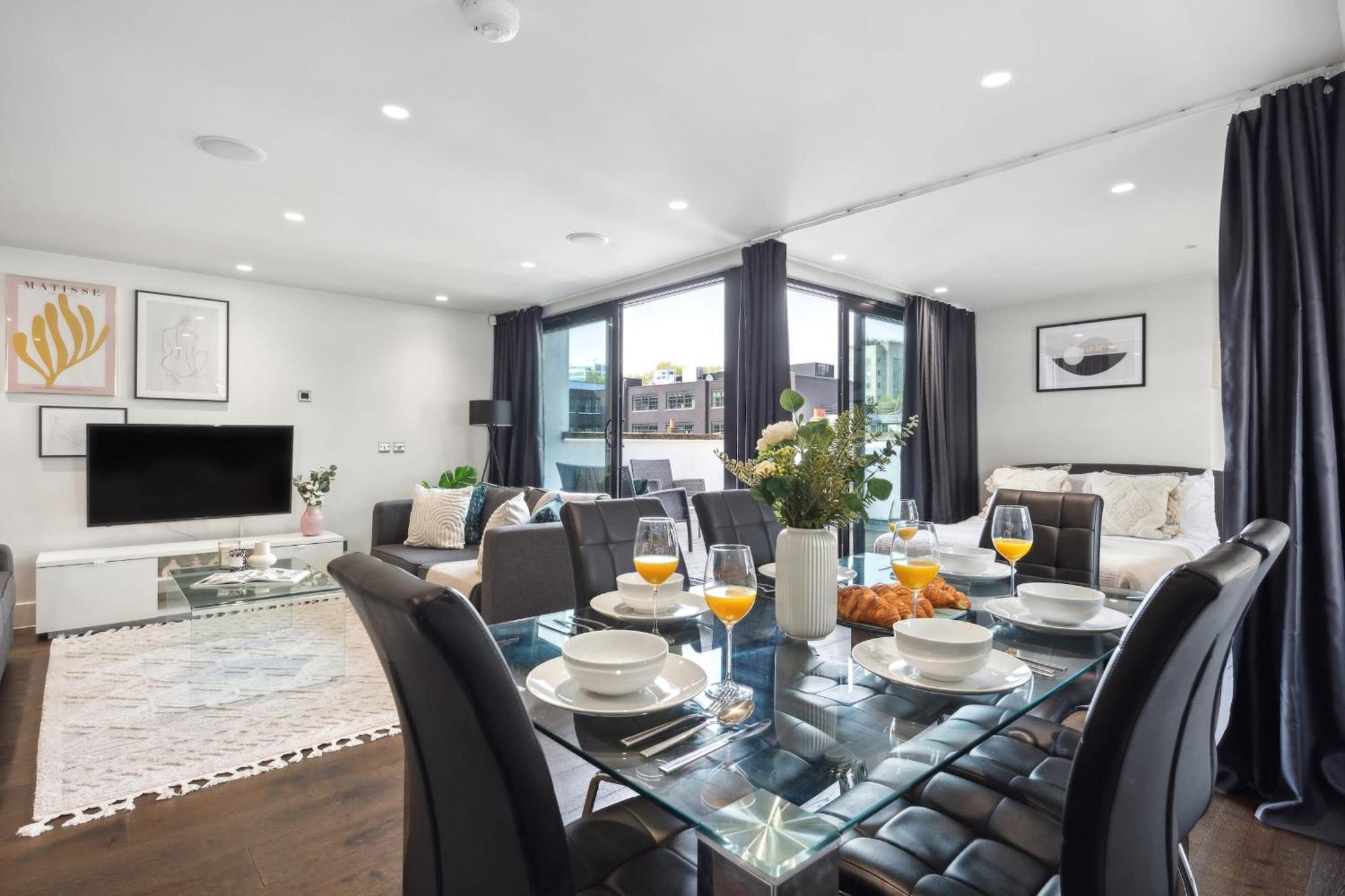 3Br Penthouse With Terrace - Cityapartmentstay London Luaran gambar